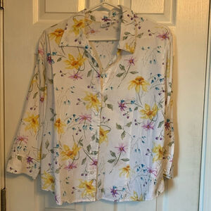XL Roisey fitted floral blouse